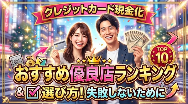 クレジットカード現金化のおすすめ優良店ランキングと選び方！失敗しないために